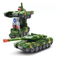 Brinquedo Infantil Com Sons e Luzes Bate e Volta Tanque Transformers Robô - Barcelona