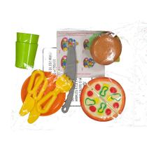 Brinquedo Infantil Comidinha Vamos Lanchar Big Star 18 Peças