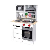 Brinquedo Infantil Cozinha Premium em Madeira 62 Peças Xalingo - 67589