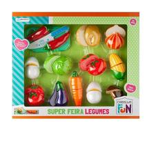Brinquedo Infantil Criança Creative Fun Super Feira Divertida 12 Legumes Multikids - BR1110