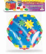 Brinquedo Infantil Criança Cubo Interativo Animais Didático Educativo Brinquedo Infantil Criança Cubo Interativo Animais Didático Educativo