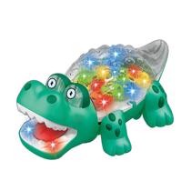 Brinquedo Infantil Crocodilo Mágico Com Luzes E Som.