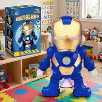 Brinquedo Infantil Dançante Armadura MetalBoy com Som e Luzes Brinquedo Infantil Dançante Armadura MetalBoy com Som e Luzes