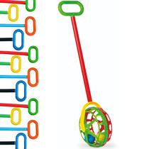 Brinquedo Infantil De Empurrar Para Bebê Gira Gira 62cm Brinquedo Infantil De Empurrar Para Bebê Gira Gira 62cm