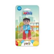 Brinquedo Infantil de Montar Boneco John Articulado Maral