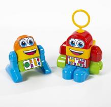 Brinquedo Infantil de Montar M-Bricks Robots - 16 Peças - Maral