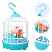 Brinquedo Infantil Decoração Passarinho Com Gaiola Canta Emite Sons Presente De Natal Brinquedo Infantil Decoração Passarinho Com Gaiola Canta Emite Sons Presente De Natal