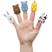 Brinquedo Infantil Dedoches Divertidos Animaizinhos Fantoches de Dedo Para Crianças +3 Anos Buba