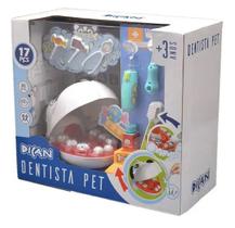 Brinquedo Infantil Dentista Pet 17 peças +3 anos - Dican
