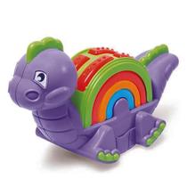 Brinquedo Infantil Didático de Empilhar Empilhassauro Tateti