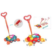Brinquedo Infantil Didático Empurra Baby Musical Caranguejo - UNOTOYS