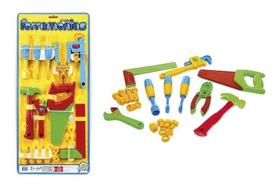 Brinquedo Infantil Didático Kit Ferramentas Coloridas - Poliplac