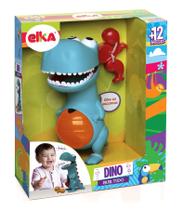 Brinquedo Infantil Dino Papa Tudo Dinossauro Didático Boneco