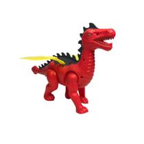 Brinquedo Infantil Dinossauro Dragão Selvagem que Anda com Luz e Som Jr Toys