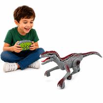 Brinquedo infantil Dinossauro Interativo Controle Remoto Anda Luz Som Brinquedo infantil Dinossauro Interativo Controle Remoto Anda Luz Som