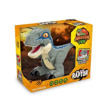 Brinquedo Infantil Dinossauro Jurassic Fun Dino Spray Raptor Multikids - BR2102