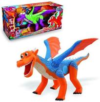 Brinquedo Infantil Dragão com Asas Articuladas com Som - Camp