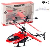 Brinquedo Infantil Drone Helicóptero Sensor Proximidade Leds