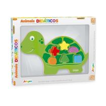 Brinquedo Infantil Educativo, Animais Didáticos - Tartaruga, Junges