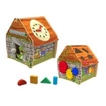 Brinquedo Infantil Educativo Casinha Interativa Fofossauros c/ 16 Peças Xalingo - 15343