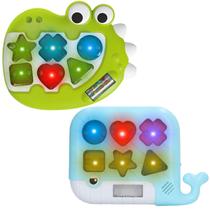 Brinquedo Infantil Educativo Didático Com Som e Luz - Castela Brinquedo Infantil Educativo Didático Com Som e Luz - Castela