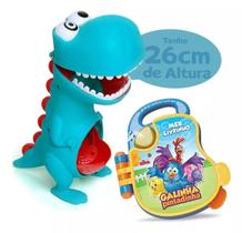 Brinquedo Infantil Educativo Dino Papa Tudo E Meu Livrinho Familia Galinha Pintadinha Elka