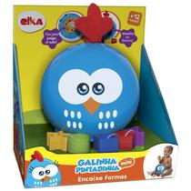 Brinquedo Infantil Educativo Encaixe Formas - Galinha Pintadinha Mini Elka