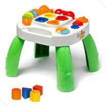 Brinquedo Infantil Educativo Play Time Mesa Didatica Cores Coordenação Motora Bebê Infantil Cotiplas