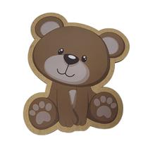 Brinquedo Infantil Educativo Quebra Cabeça Urso Madeira Mdf