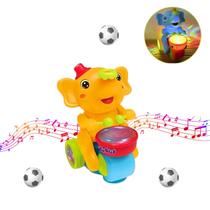 Brinquedo Infantil Elefante Musical Anda Bate Volta Dança Brincalhão Bola Flutua Interativo