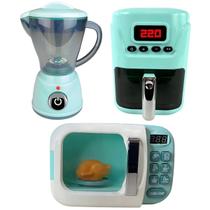 Brinquedo Infantil Eletrodomésticos de Cozinha C/ Luz e Som e Acessórios - Castela Brinquedo Infantil Eletrodomésticos de Cozinha C/ Luz e Som e Acessórios - Castela