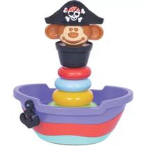 Brinquedo Infantil Empilha Baby Pirata - Mercotoys 432 Brinquedo Infantil Empilha Baby Pirata - Mercotoys 432