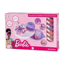 Brinquedo Infantil Esmalteria Glam Barbie c/ Secador de Unha Multikids - BR2423