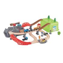 Brinquedo Infantil Ferrovia Estação de Cargas em Caixa Xalingo - 67398 Brinquedo Infantil Ferrovia Estação de Cargas em Caixa Xalingo - 67398