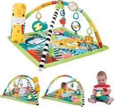 Brinquedo Infantil Fisher-Price Rainforest Sensory Gym - Tapetinho de Atividades com Música
