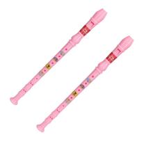 Brinquedo Infantil Flauta Doce Soprano Disney Princesas 2 Pç