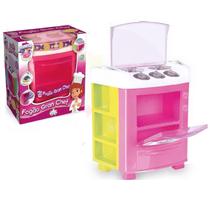 Brinquedo Infantil Fogão Gran Chef Rosa Big Star - 700