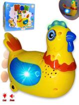 Brinquedo Infantil Galinha Divertida Bota Ovo Com Sons e Luzes - Enviamos no mesmo dia