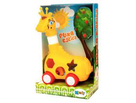 Brinquedo Infantil Girafa Puxa Estica Kendy