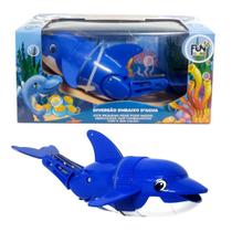 Brinquedo Infantil Golfinho que nada dá Cambalhotas na Agua Azul - Barcelona
