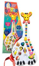 Brinquedo Infantil Guitarra Girafa Com Luz E Som Piano