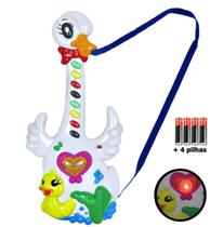 Brinquedo Infantil Guitarra Musical para Crianças Luz Pilhas - Ark Toys