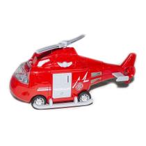 Brinquedo Infantil Helicoptero de Bombeiro Friccao com Som Bbr R3143