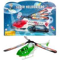 Brinquedo Infantil Helicóptero Levanta Vôo a corda Toy King