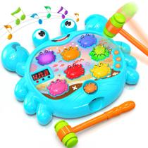 Brinquedo infantil HopeRock para menino de 2 a 4 anos com martelos e música