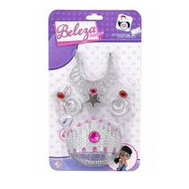 Brinquedo Infantil Hora da Beleza Acessórios de Princesa Kit 4 Peças Brinquedo Infantil Hora da Beleza Acessórios de Princesa Kit 4 Peças