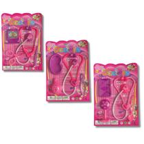 Brinquedo Infantil Hora Do Médico Enfermeiro Doutor Doutora Cores e Objetos Sortidos