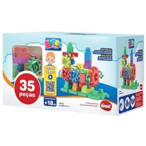 Brinquedo Infantil Imagiblocos Dismat 35 Peças MK403