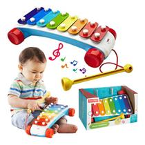 Brinquedo Infantil Instrumento Xilofone Fisher Price Brinquedo Infantil Instrumento Xilofone Fisher Price