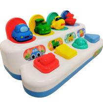 Brinquedo Infantil Interativo Veículos e Formas - HK Baby